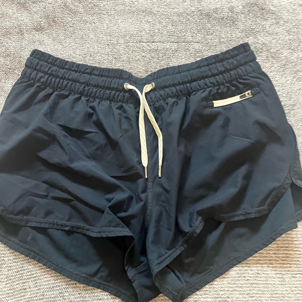 Vuori Dark Blue Athletic Shorts